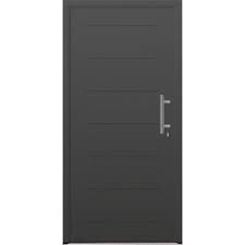 Porte d'entrée 120 de large. Porte D Entree Acier Must Hormann Poussant Droit H 215 X L 90 Cm Porte D Entree Acier Porte Entree Maison Porte Acier
