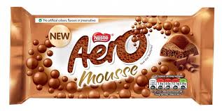Nestle Aero Chocolate Tablet Aero Chocolate Chocolate Mousse Chocolate Packaging