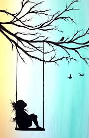 Amazing Silhouettes Art For Inspiration 31 Nature Art Drawings Silhouette Art Art Painting Acrylic