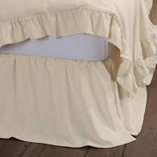 A king comforter set it what i use for my split king bed. Farmhouse Style King Size Bed Skirt Rustic Bed Skirts With Ruffles