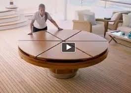 Expandable Round Dining Table The Fletcher Capstan Table