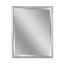 Shop for 24 x 30 mirror at bed bath & beyond. Deco Mirror 24 In W X 30 In H Framed Rectangular Beveled Edge Bathroom Vanity Mirror In Chrome 8022 The Home Depot Classic Wall Mirrors Framed Mirror Wall Mirror Wall