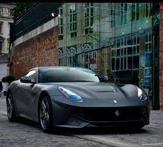 ferrari f12 berlinetta matte grey carros auto
