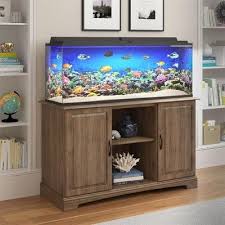 Port 5075gal Aquarium Stand Rustic Oak Room Joy Aquarium Stand Fish Tank Stand 75 Gallon Aquarium