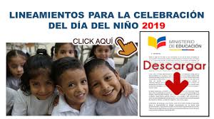 Las fuerzas armadas realizaron un festejo por el día del niño en el aeropuerto reales tamarindos en portoviejo, ciudada que fue afectada por el terremoto del pasado 16 de abril del 2016. Lineamientos Para La Celebracion Del Dia Del Nino Del Mineduc 2019