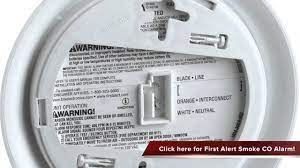 Although the user manual states your first alert onelink smoke alarm will automatically. Review Of First Alert Brk Sc9120b Hardwire Combination Smoke And Carbon Monoxide Alarm Youtube