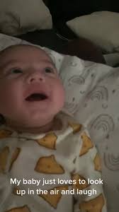 What Does It Mean If A Baby Keeps Looking over Their Head and Laughing