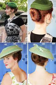 So Many Cute Retro Hairstyles Using Hair Rats Rolls Hats Vintage Women Hats Fashion Outfits With Hats