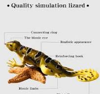 Soft Bionic Plastic Lure Gecko Lizard Chameleon Fishing Bait Gecko Lure