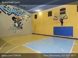 Several tips on paiting and making basketball court. Indoor Home Basketball Court By Licht Youtube