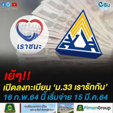 เปิดไทม์ไลน์โครงการ ม.33 เรารักกัน ตรวจสอบวันลงทะเบียน ตรวจสอบสิทธิ์ เรารักกัน เพื่อรับเงิน 4,000 บาท E8bzcdspa9h0vm