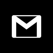 Gmail Black Icon Black And White Theme Black App App Icon