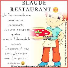 Blague Sur Le Theme Restaurant Blagounettes De Cathy Blague Humour Drole