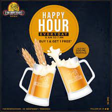 Happy Hour Everyday The Brewestate Brew Pub Food Combining Craft Beer