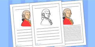 His abilities in music were obvious even when mozart was. Free Wolfgang Amadeus Mozart Writing Frame Teacher Made