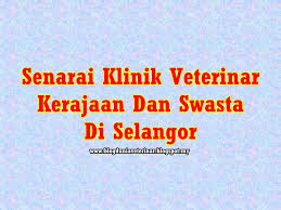 Pejabat perkhidmatan veterinar daerah sepang. Senarai Klinik Veterinar Kerajaan Dan Swasta Di Selangor Blog Dunia Veterinar