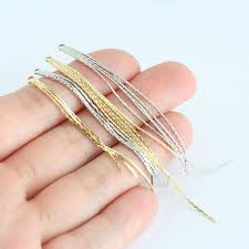 アクセサリーパーツ チェーンパーツ 3連 5連 5~8cm 2~4個入り ゴールド シルバー 揺れる チェーン 手芸 ハンドメイド パーツ ピアス  イヤリング 手作り