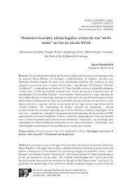 His birthday, what he did before fame, his family life, fun trivia facts, popularity his father was the famed composer and teacher alessandro scarlatti. Domenico Scarlatti Research Papers Academia Edu