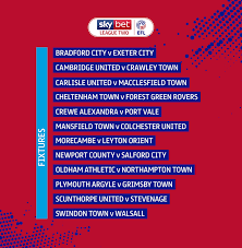 Preview This Weekend S Sky Bet League Two 2019 20 Efl Standings Fixtures Results Live Scores Games On Tv Gameweek 15 Sport2s Exeter City League Sky