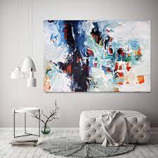 Abstract wall art is often referred to as modern art. Grey And White Textured Large Abstract Painting Painting On Canvas Extra Large Painting Large Wall Art Great Abstract Art Painting Calligraphy Aliexpress