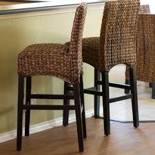 Birdrock Home Seagrass Bar Stool Seagrass Bar Stools Wicker Bar Stools Stools For Kitchen Island