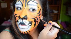 tiger face makeup tutorial saubhaya
