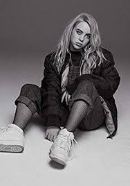 Black And White Billie Eilish Poster Billie Eilish Don T Smile At Me Photo Print Poster Singer Bellyache Ocean Eyes 002 A4 Billie Billie Eilish Singer