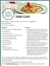 Maybe you would like to learn more about one of these? Shrimp Scampi Lean And Green Lean Protein Meals Lean And Green Meals Greens Recipe