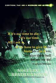 Matrix Revolutions Mifune Revolution Quotes Matrix Revolution