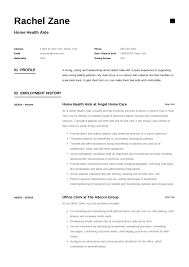 Home Health Aide Resume Template In 2020 Home Health Aide Resume Examples Resume Guide