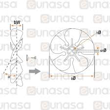 Typically, fan blades and propellers are used in axial fans, industrial blowers, boats, and airplanes. 37398 Fan Blade O200 28Âº Pressure Blower Fan Blade Propeller