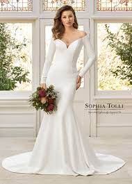 Sophia Tolli Simone Elise Sophia Tolli Sophia Tolli Wedding Dresses Wedding Dress Long Sleeve Wedding Dresses