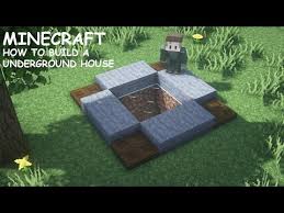 Minecraft Tutorial How To Build A Easy Underground House Youtube