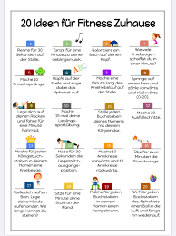 Weitere ideen zu fitnessübungsplan, wöchentlicher trainingsplan, fitnessübungen zu hause. 20 Ideen Fur Fitness Zuhause Arisgrundschulblog