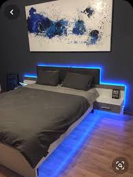 Blue light, the type of bright light that comes from natural sunlight and the lcd/led screens of our electronic devices, can boost our attention, reaction times and moods during the day. Blue Rob Light Strip Boy Bedroom Design Led Lighting Bedroom Awesome Bedrooms