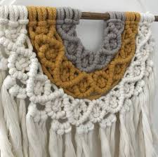 Macrame Rainbow Semi Circle Wall Hanging In 2021 Macrame Patterns Macrame Patterns Tutorials Macrame Design