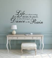 Wall Sticker Life Isn T About Waiting Dance In The Etsy Wall Stickers Love Inspirational Wall Quotes Wall Decor Quotes