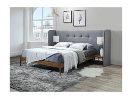 Con contenitore, senza contenitore, sospesi, in legno, imbottiti. Letto Comodini Sospesi Rete Savino 160x200 Cm Grigio