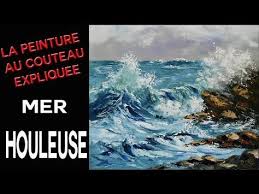 Notre collection peintures à l'huile de 2021 est en solde. Comment Peindre La Mer Rapide Et Facile Peindre La Mer A L Huile Au Couteau Peindre A L Acrylique Youtube Peinture Au Couteau Peinture Cours De Peinture