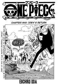 One Piece Chapter 968 Is Oden S Return One Piece Chapter Chapter One Piece Manga
