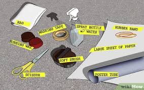 Use a hammer to vigorously pound all four edges of the inside of the frame, yes your hammering the mortar into all edges to eliminate any voids. How To Make A Gravestone Rubbing 9 Steps