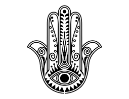 That I Have Done By Pencil And Then By Black Pen The Background Is Yellow And A Type Of Light Purple Found In Hamsa Tattoo Design Hamsa Art Hamsa Hand Tattoo