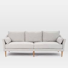 Antwerp Sofa 226 Cm Frost Grey Yarn Dyed Linen Weave Sofa Living Room Furniture Sofas Furniture