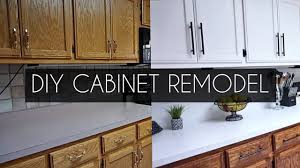 Diy How To Paint Cabinets Without Sanding Vlog Youtube