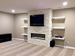 See more ideas about wall unit designs, wall unit, design. Beautiful Basement Finish Living Room Decor Fireplace Fireplace Design Built In Electric Fireplace