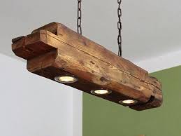 Deckenlampe Aus Altem Holzbalken Inkl Leds Deckenlampe Holz Licht Im Garten Lampendesign