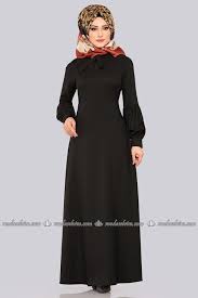 Modaselvim Elbise Balon Kol Tesettur Elbise 1010bgs354 Siyah Moda Stilleri Elbise The Dress