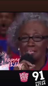 Happy 91st Birthday to our own #MamaBurks!!! We love you!!! 💙❤️  #mosieburks #mississippimasschoir #gospelmusic #praise #worship #gospel  #gospelchoir #happybirthday #birthday #elder #seniorcitizen ...