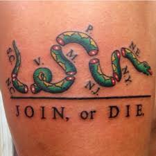 Some people have never heard of this phrase before, but most would understand at least one of the meanings attached to it when they first see or hear it. Tattoo Uploaded By Justin Stephan Join Or Die Snake Done A Few Years Ago On A Shoulder 852662 Tattoodo