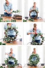 Buy eucalyptus dried & artificial flowers and get the best deals at the lowest prices on ebay! Diy Faux Eucalyptus Wreath Tutorial Maison De Pax